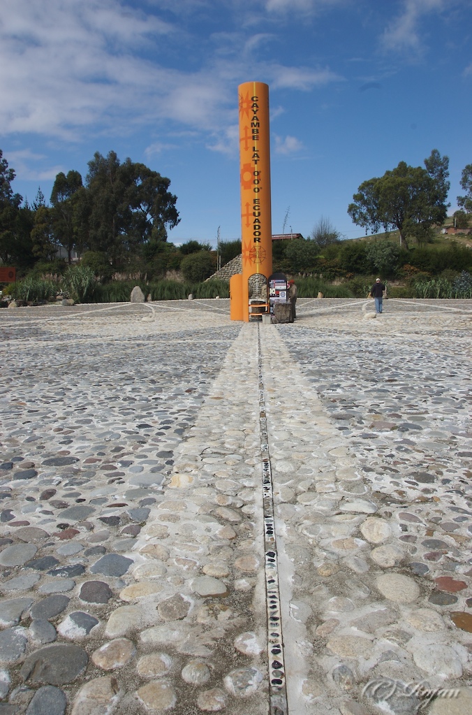 The divide - Equator at Ecuador