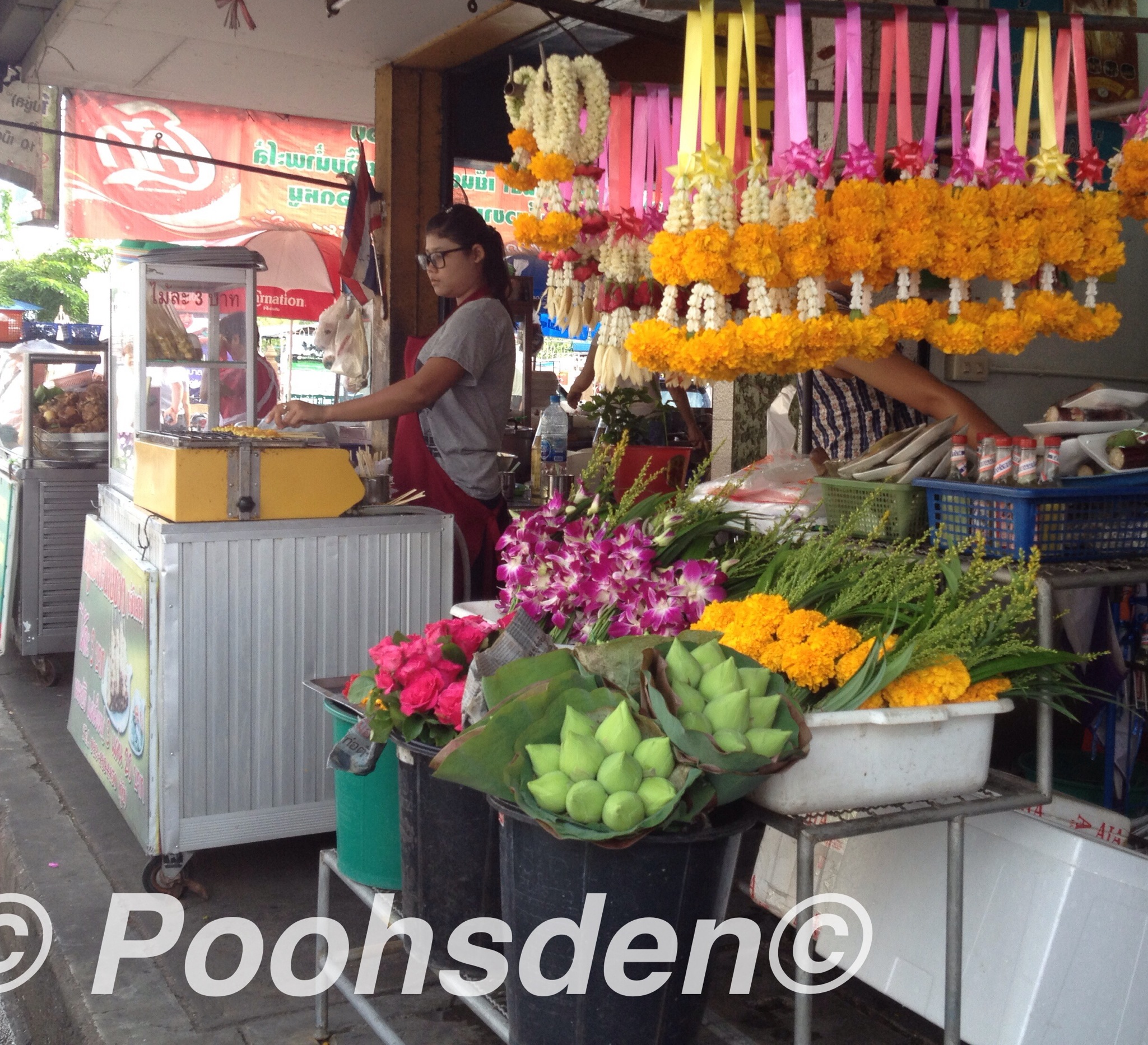 Flower stall in Bangkok