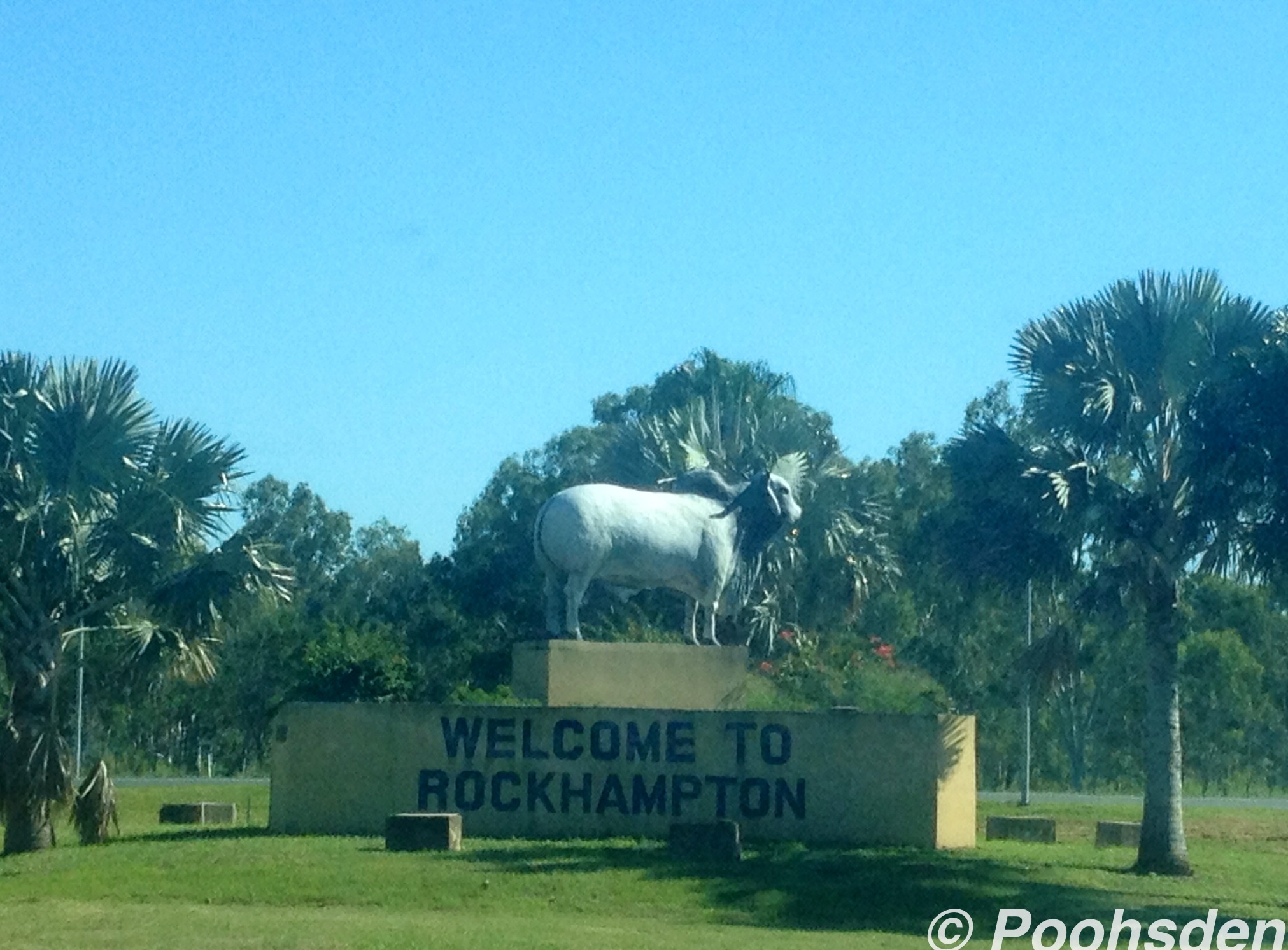 How is that for a welcome sign?